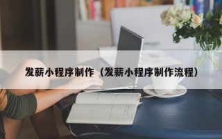 娄底发薪小程序制作（发薪小程序制作流程）