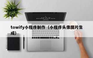 娄底towify小程序制作（小程序头像图片生成）